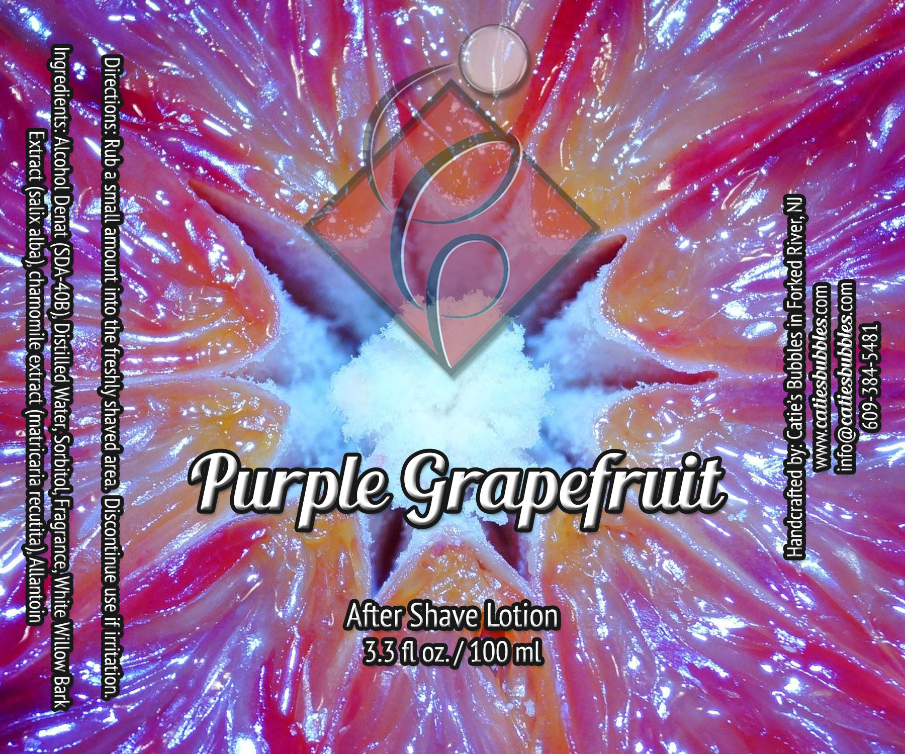 Purple Grapefruit After Shave Lotion Purple Grapefruit After Shave Lotion